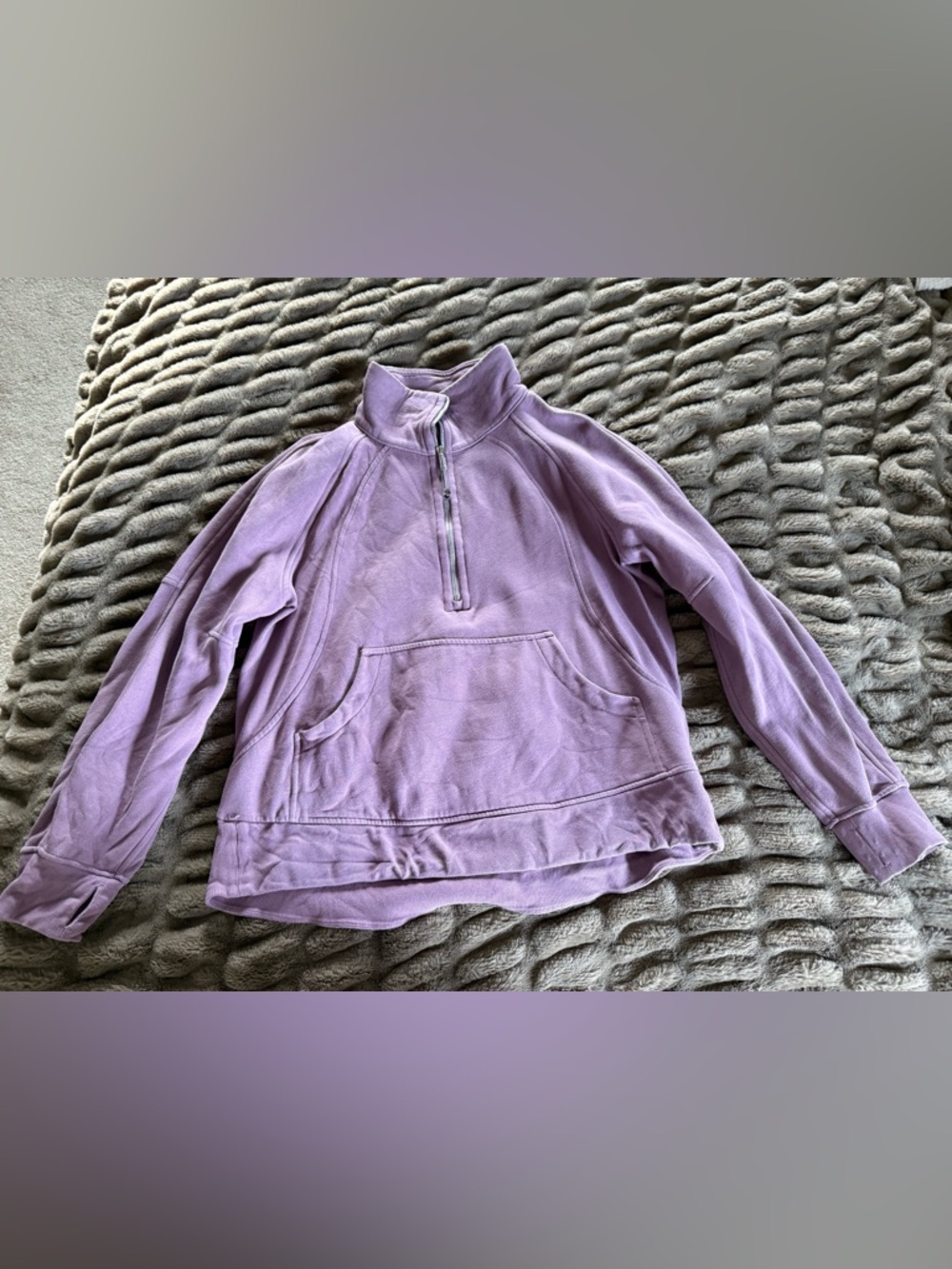 Scuba Oversized Funnel-Neck Half Zip
*Long